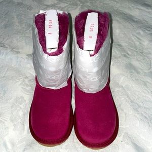 Ugg Australia Toddler Girls Burgundy Boots Size 8